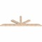 Ekena Millwork Saratoga Smooth Timber Gable Bracket, Douglas Fir, 108"W x 36"H x 3 1/2"D x 5 1/2"F, 8/12 Pitch GBW108X36X0406SAR00SDF - alternate 5